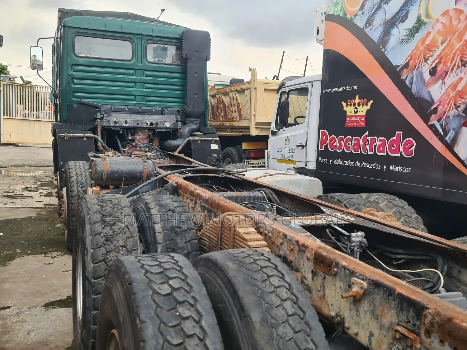 Tokunbo Man Diesel Cap and Chassis 12 Tires