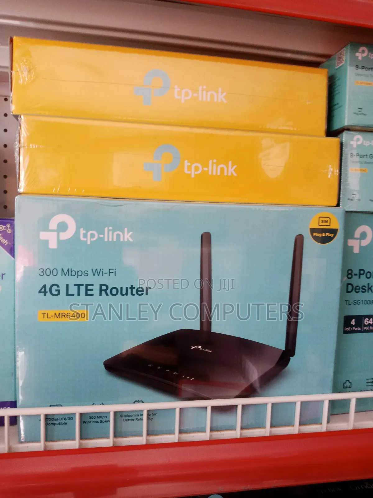 Tp-Link 300mbps Wi-Fi 4g Lte Router Tl-Mr6400