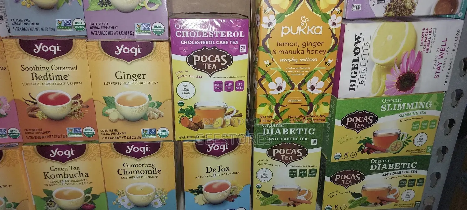 Bigelow, Traditional, Pukka And Pocas.