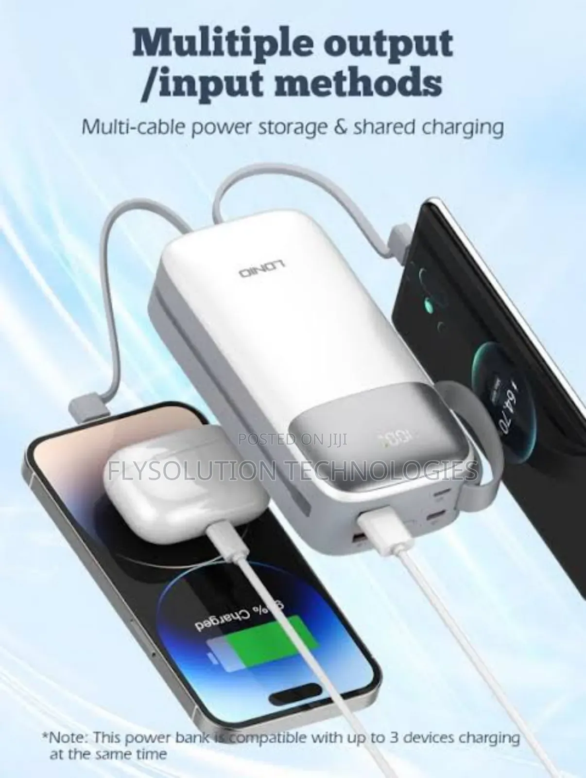 Ldnio PQ30 30,000mah Usb-C Fast Charging Power Bank