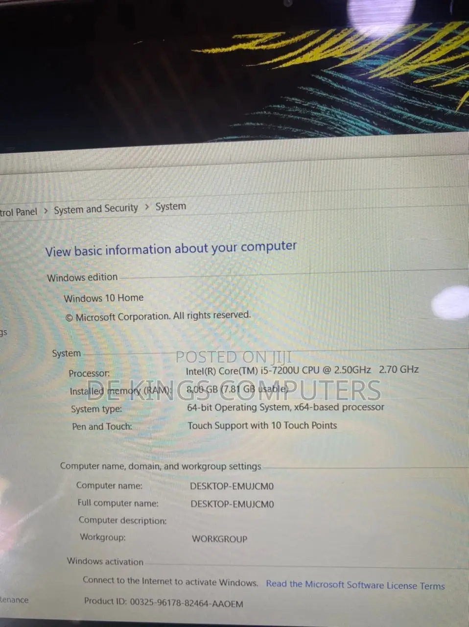 Laptop Lenovo Yoga 710 8GB Intel Core i5 SSD 256GB