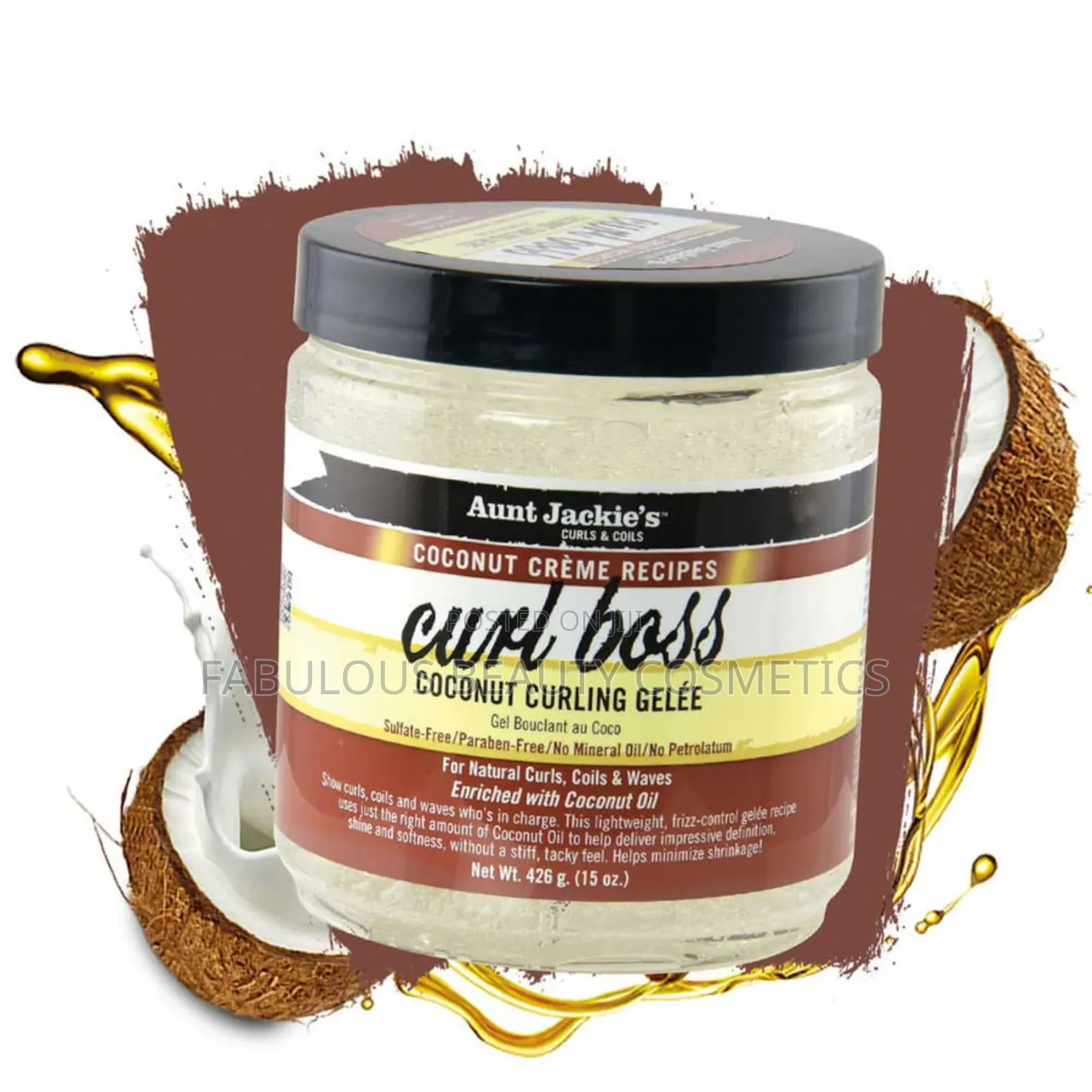 Aunt Jackies Curl Boss Coconut Curling Gelee 426G