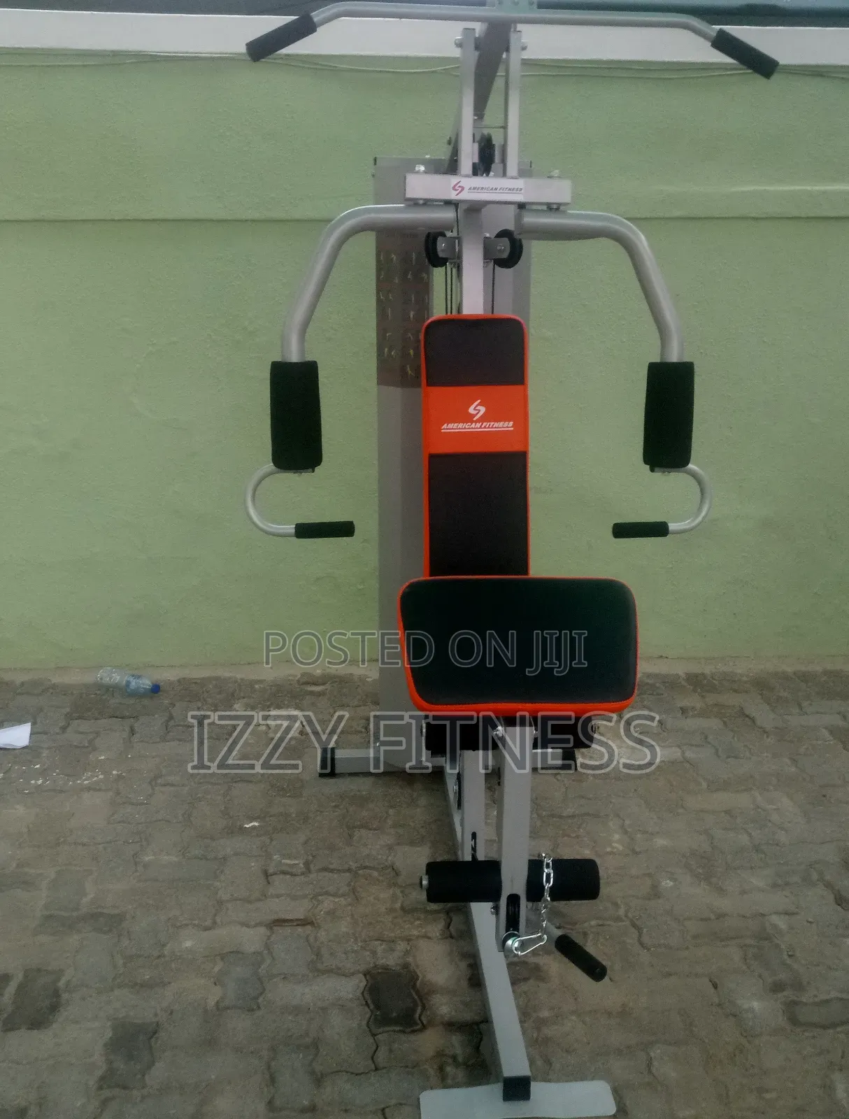 One Multi-Station Gym Machine