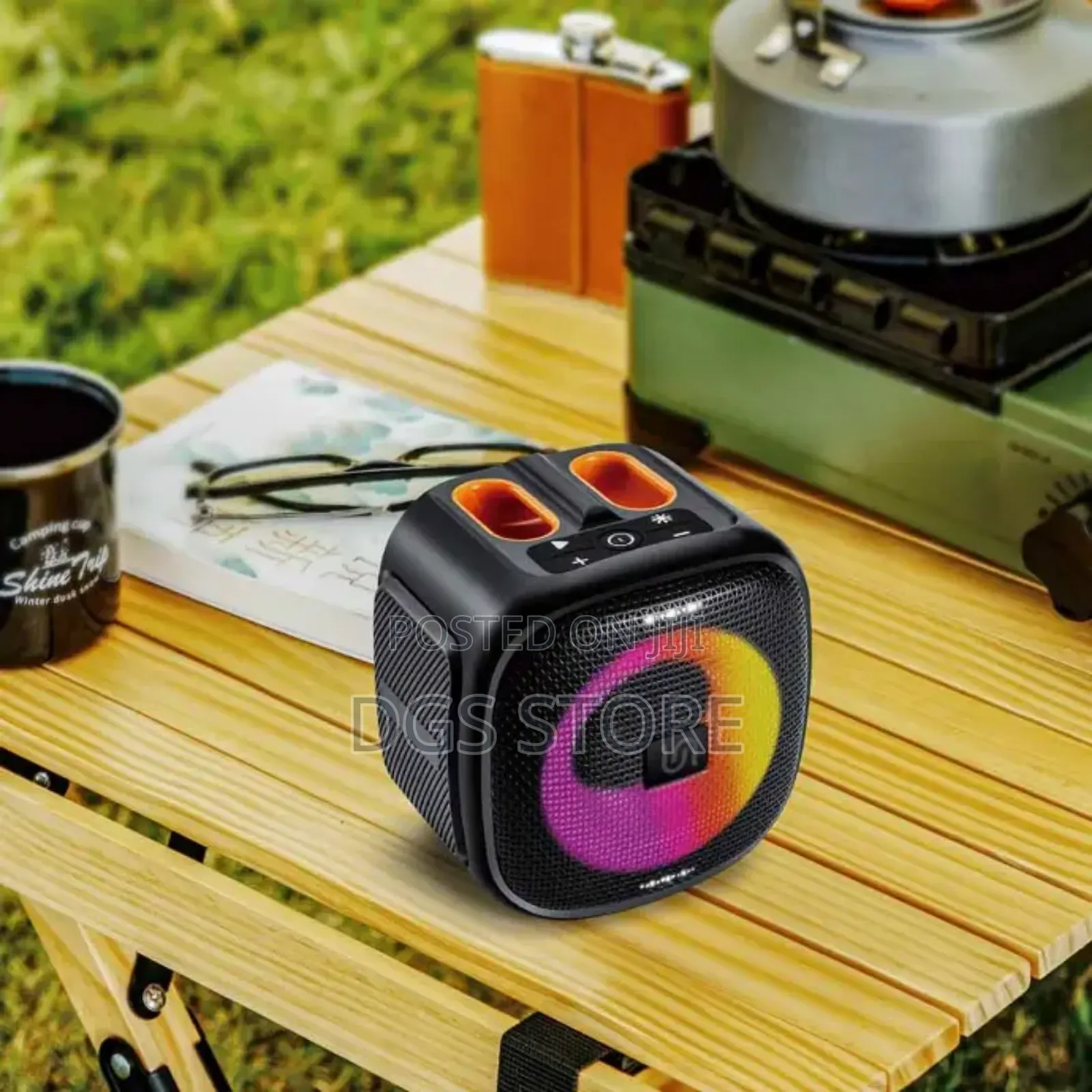 Porodo Soundtec Portable Flash Bluetooth Speaker RGB