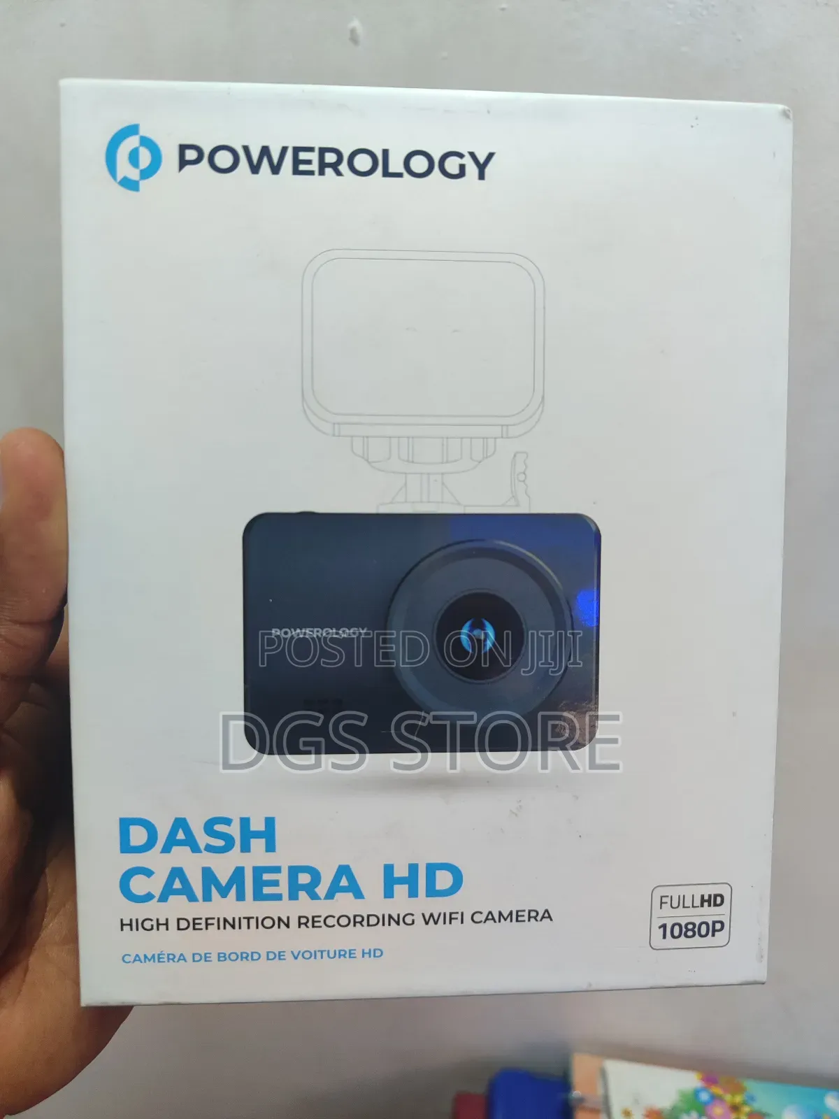 Powerology Dash Camera HD Full HD 1080P Display