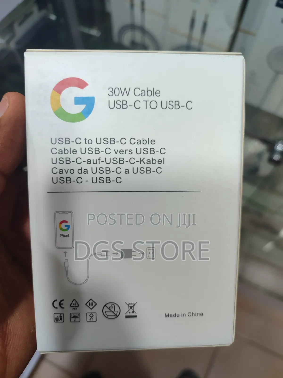 Google Pixel 30w USB C to C Cable
