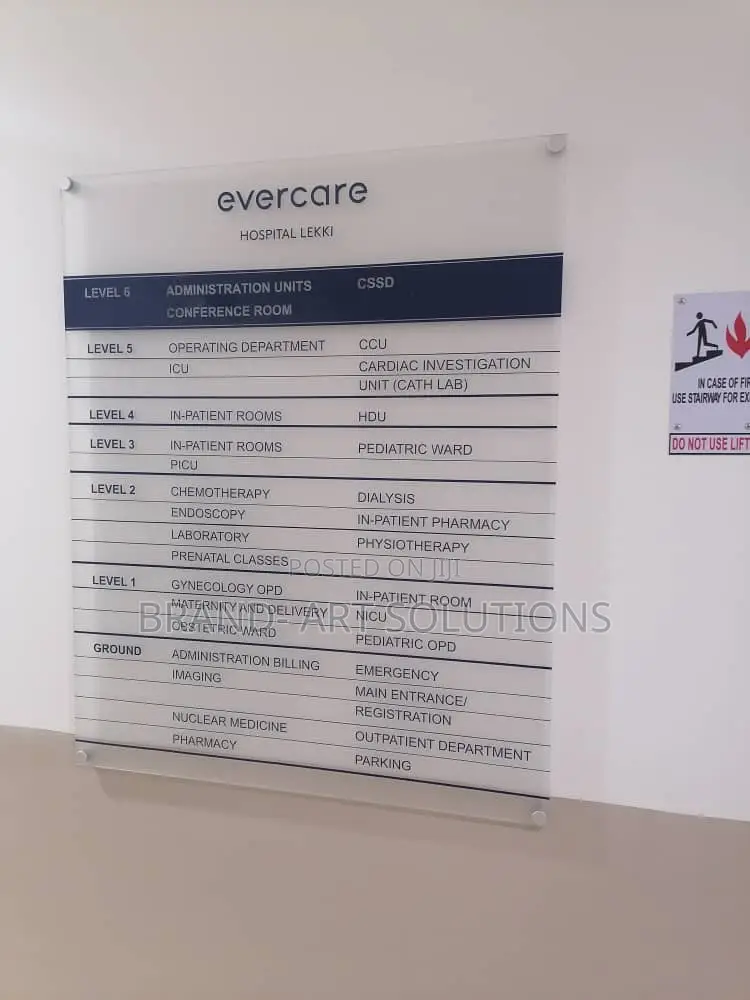Caution Signages/Directional Signages