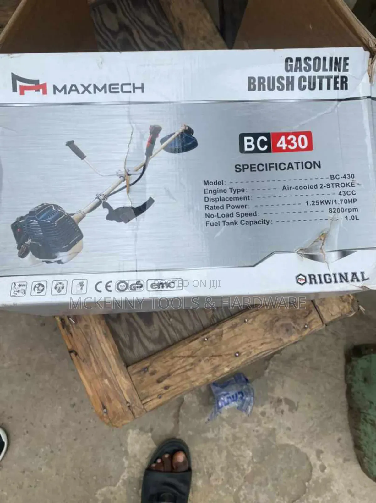 Maxmech Gasoline Brush Cutter or Grass Cutting Machine