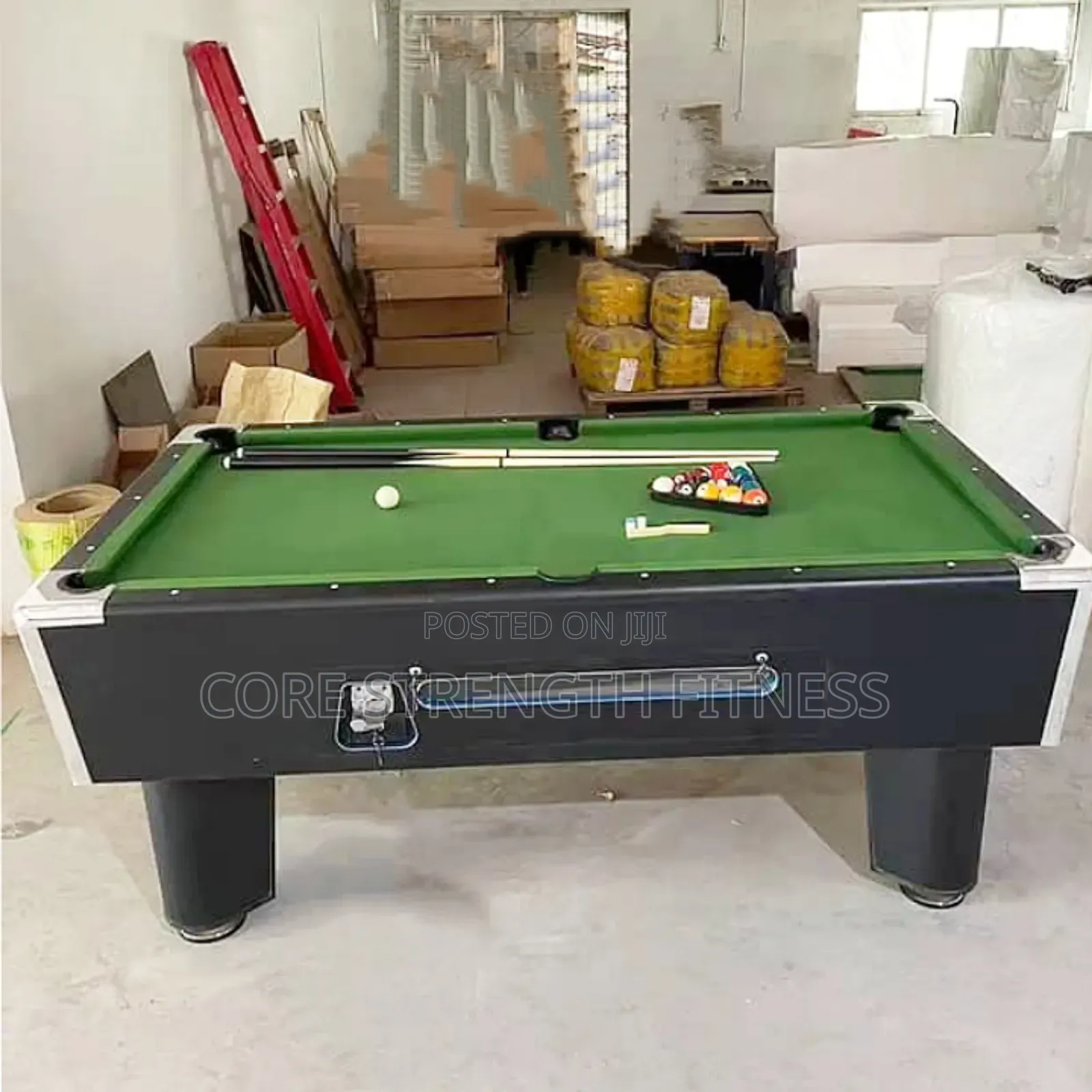 8ft Commercial Coin Operated Snooker With Full Accessories