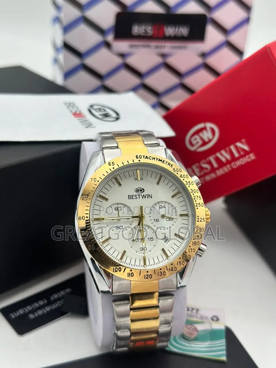 Bestwin Chronograph Movement Wristwatch.