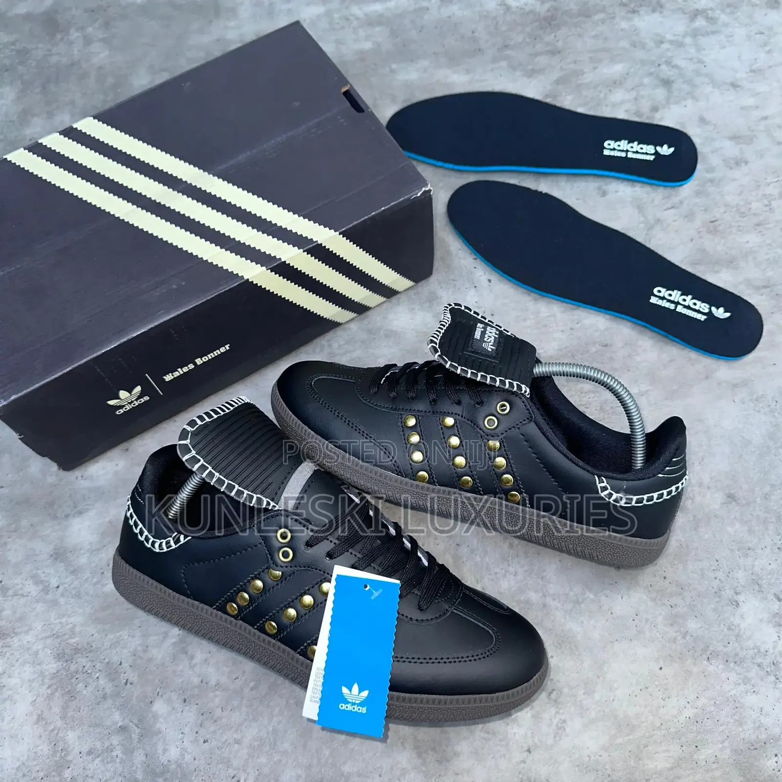 Original Wales Bonner X Adidas Samba Studded Pack Sneakers