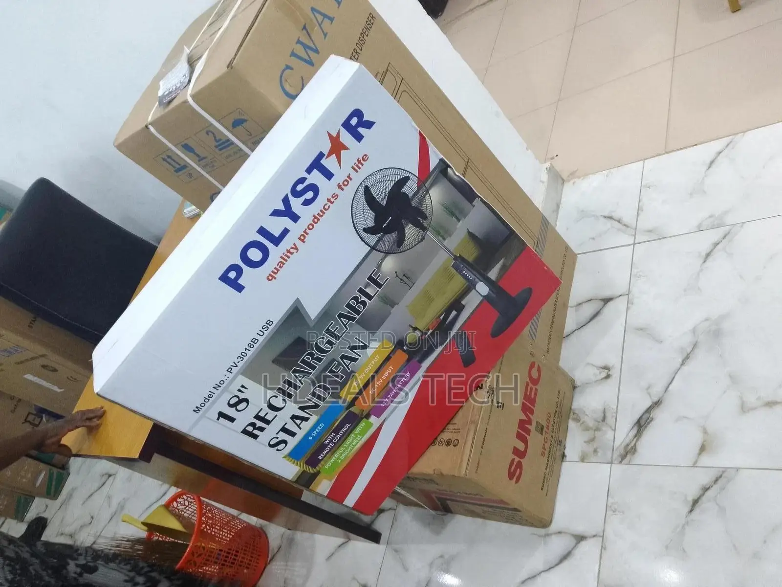Industrial Standing Fan - 18 Inches Polystar.