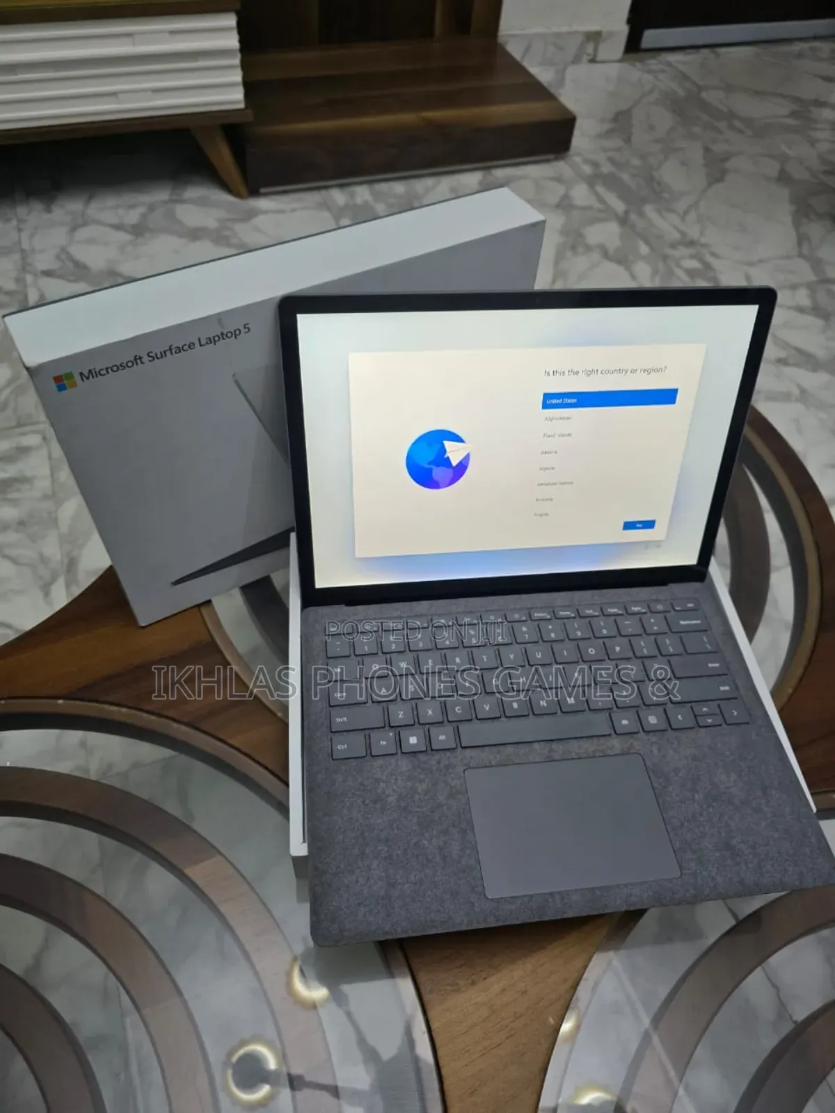 New Laptop Microsoft Surface Laptop 5 8GB Intel Core I5 SSD 512GB