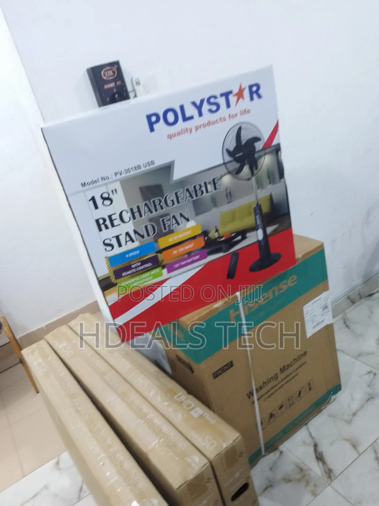 Best Rechargeable 18'' Stand Fan | Polystar.