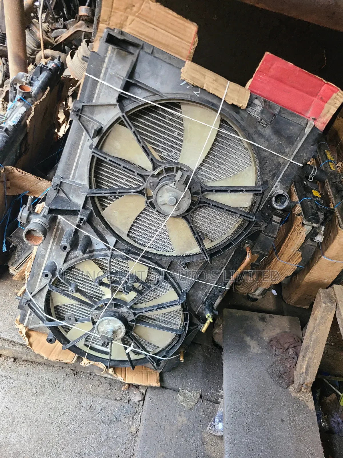Complete Radiator and Fan Camry 2012