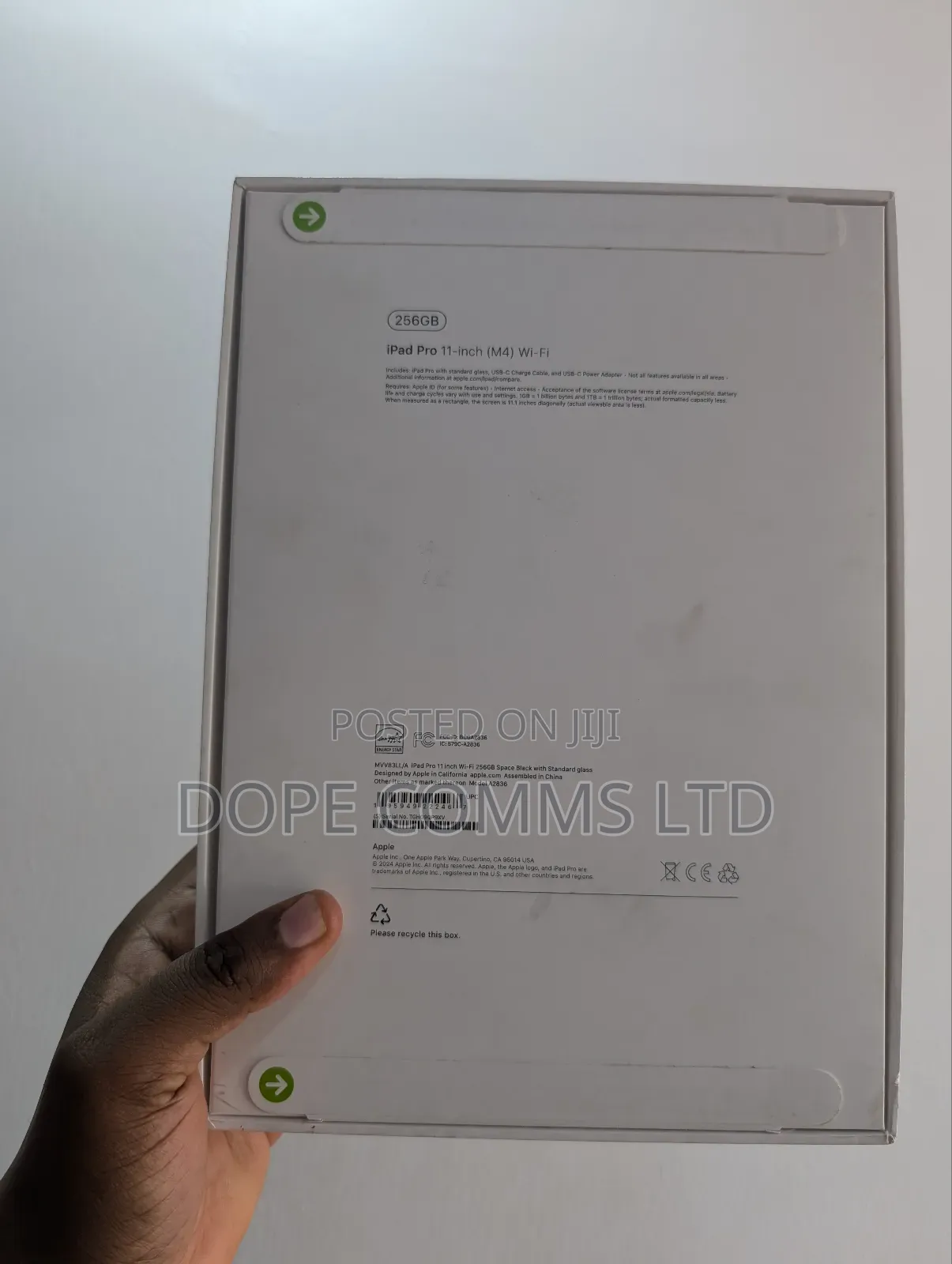 New Apple iPad Pro 11 (2024) 256 GB Black