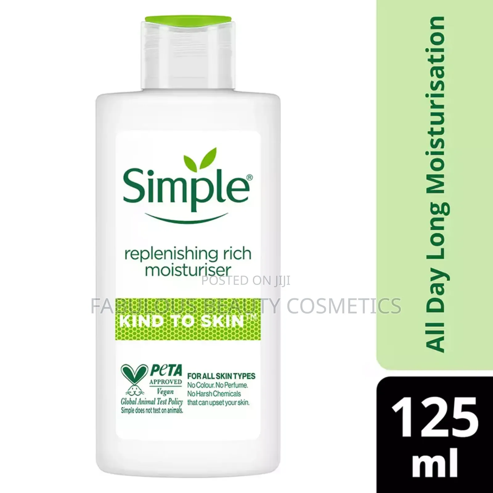 Simple Replenishing Hydrating All Skin Types Moisturizer