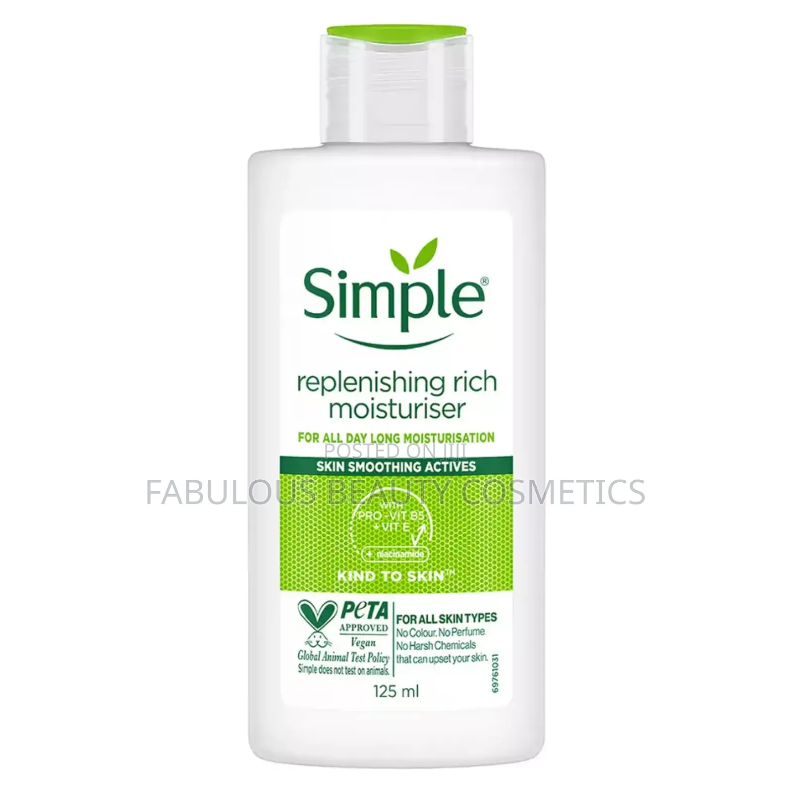 Simple Replenishing Hydrating All Skin Types Moisturizer