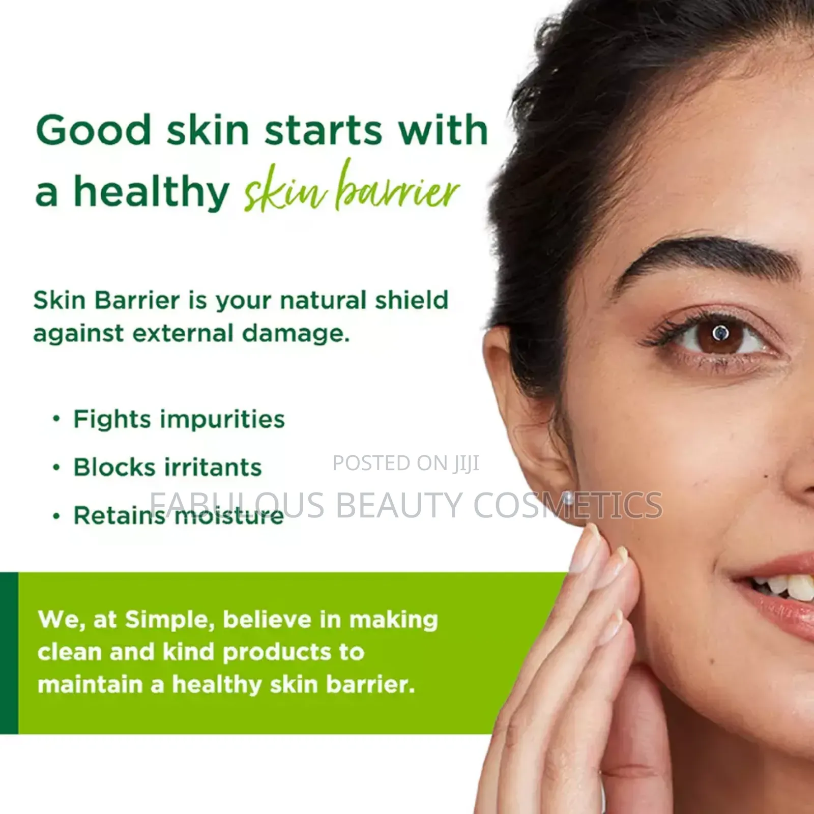 Simple Replenishing Hydrating All Skin Types Moisturizer