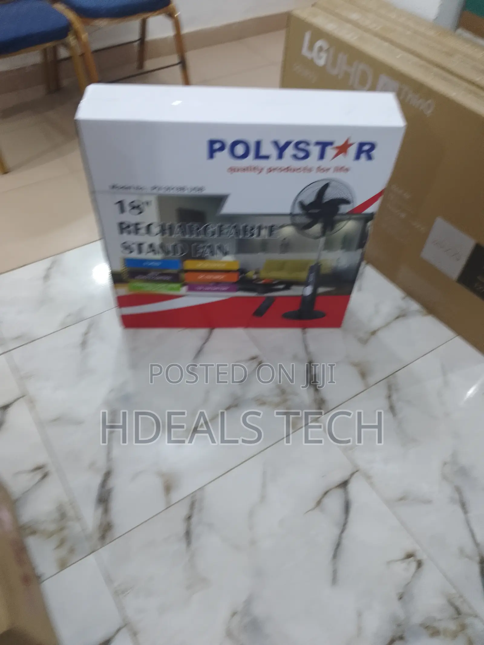 Polystar 18 Inch Industrial Fan With Adjustable Height.