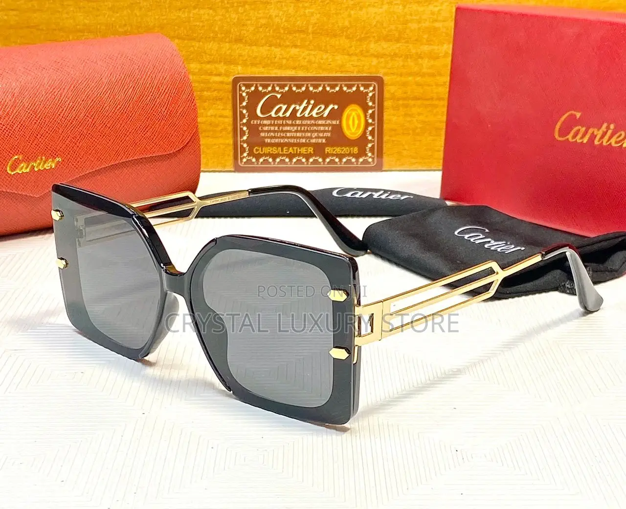 Cartier Quality Luxury Sunglasses