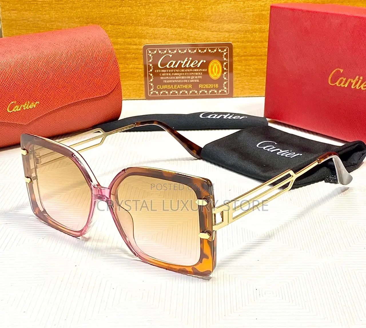 Cartier Quality Luxury Sunglasses