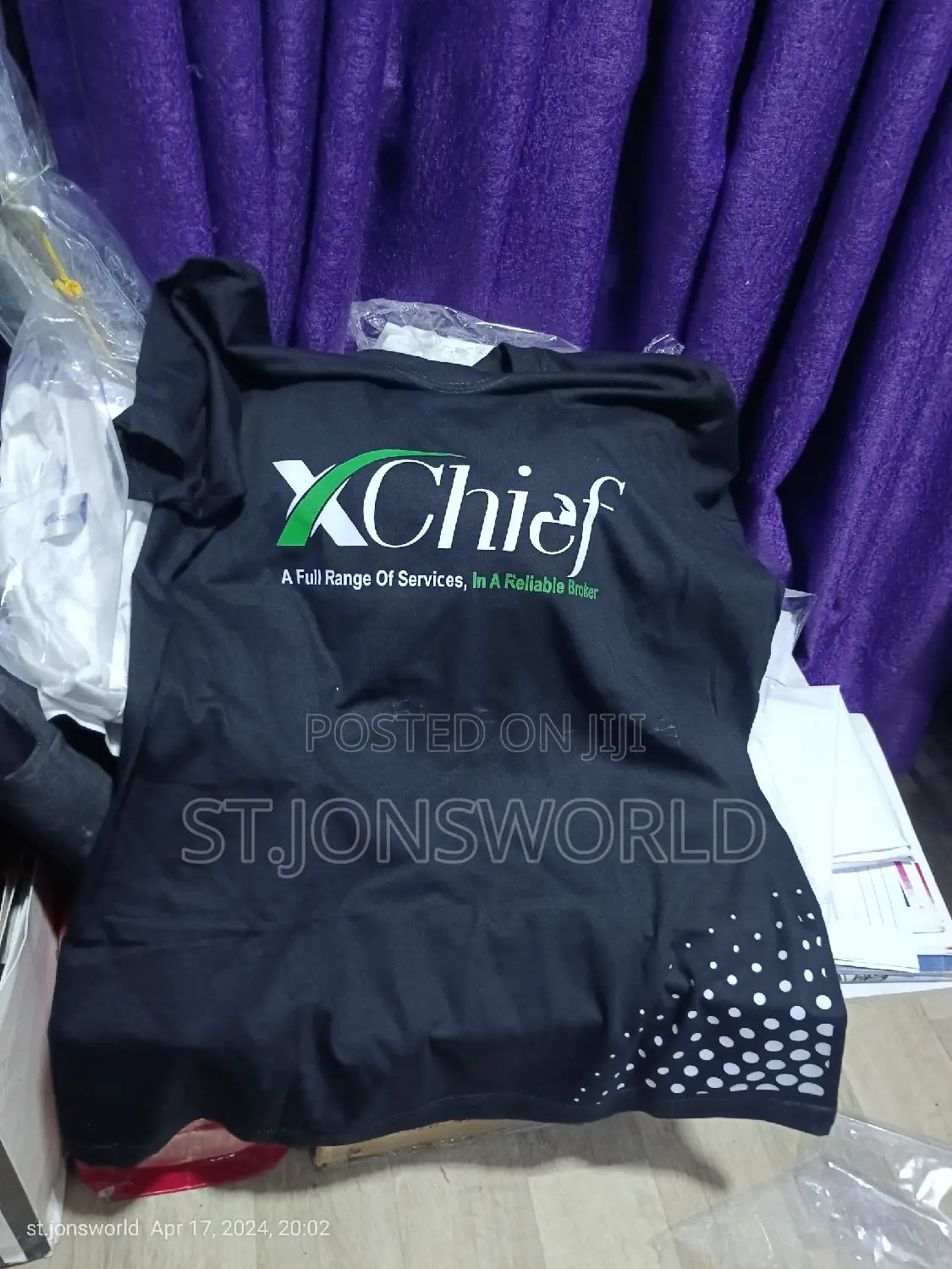 Branded Polo, T-Shirt and Cap
