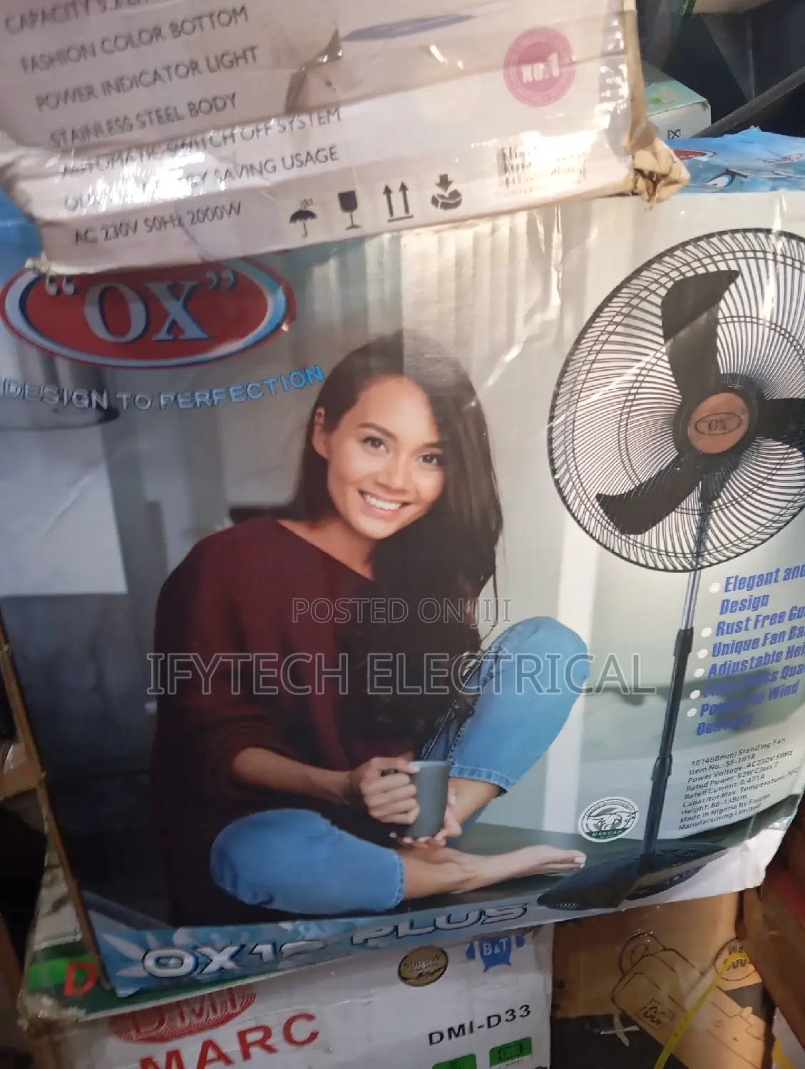 Ox Plus 18 Inches Standing Fan