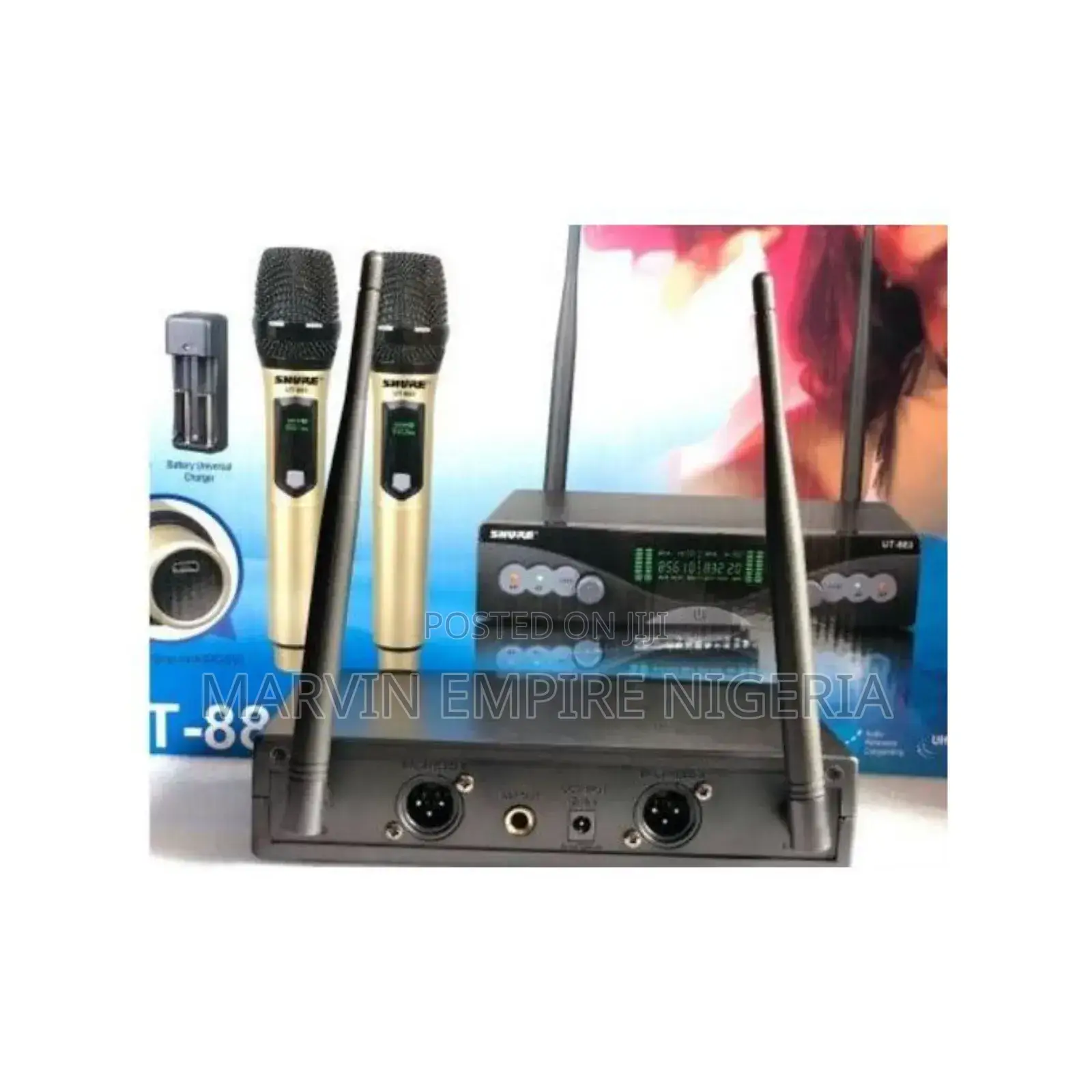Shure Ut-883 Wireless Microphone With Rechargeable Battery