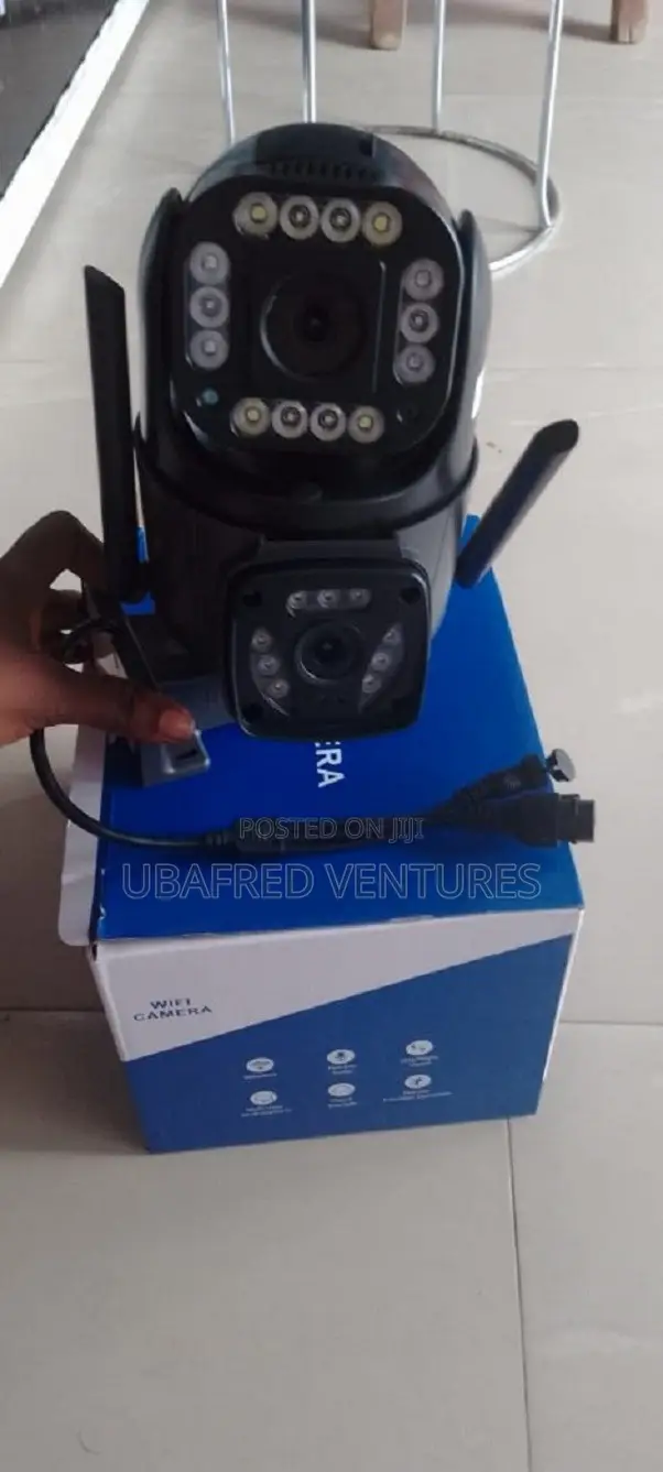 V380 Pro 3MP Full HD PTZ Black Waterproof Wifi IP Camera