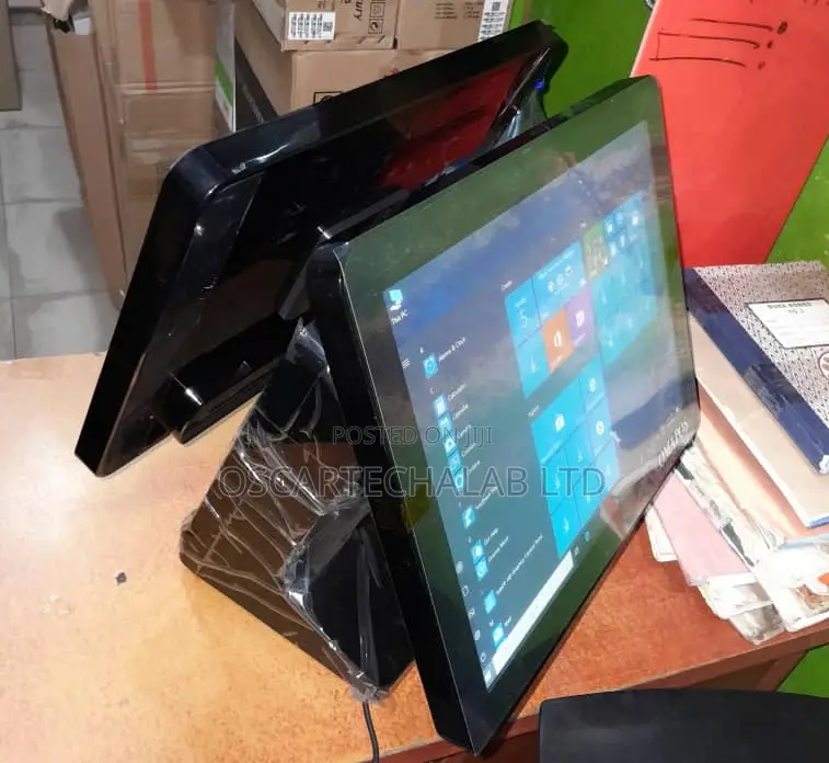 Complete POS Double Touch Screen System.