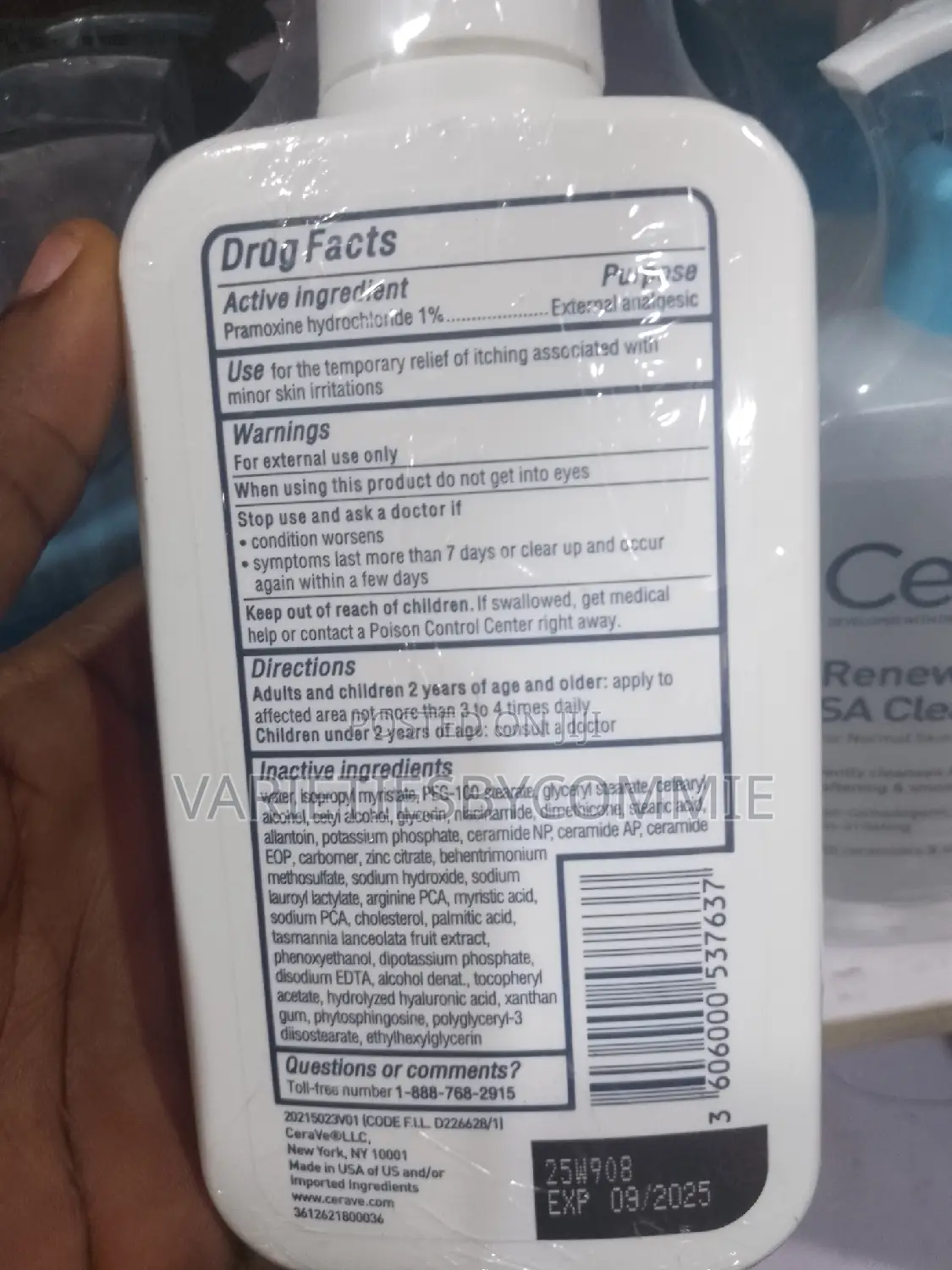 Cerave Itch Relief Moisturizing Lotion