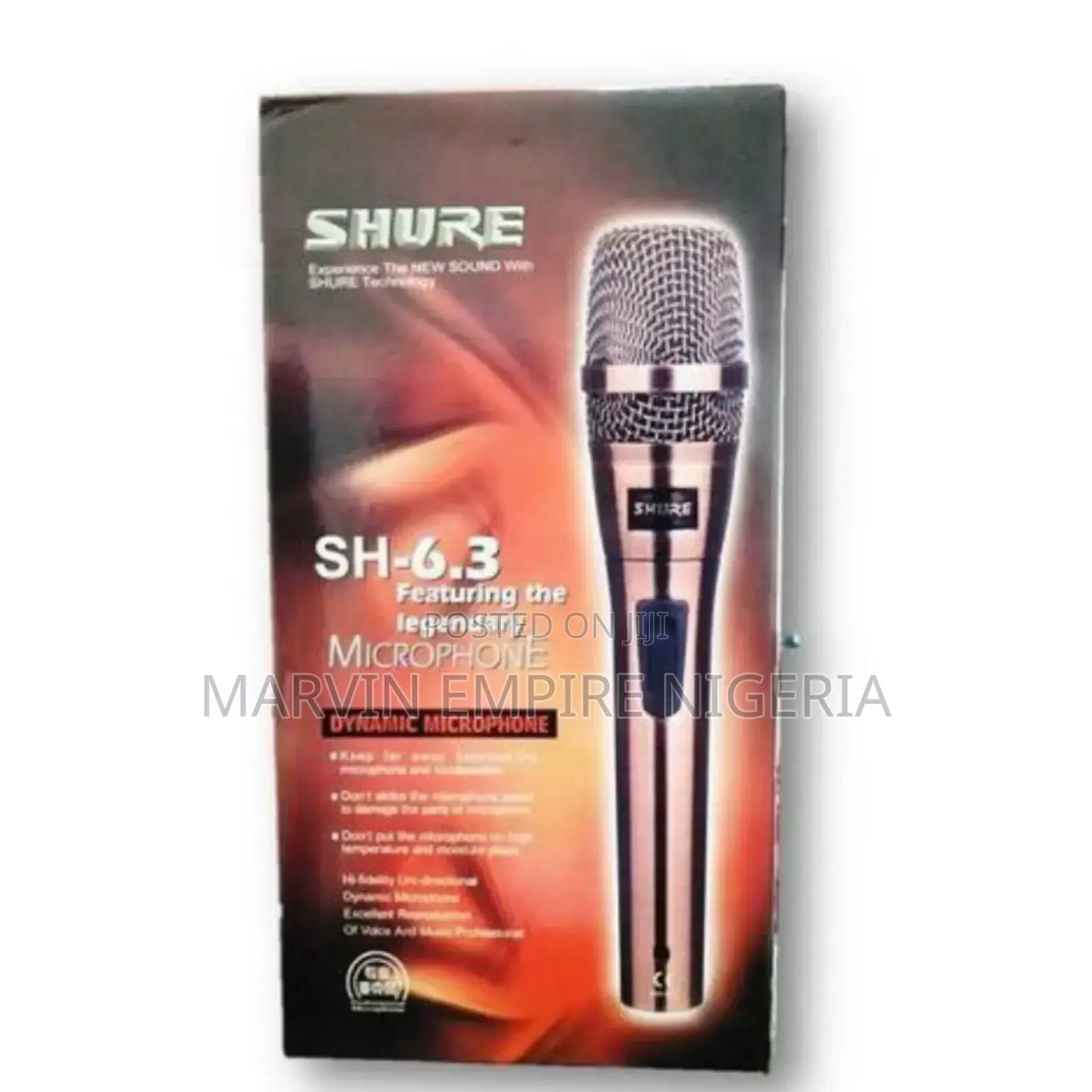 Shure Sh - 6.3 Legendary Wired Microphone