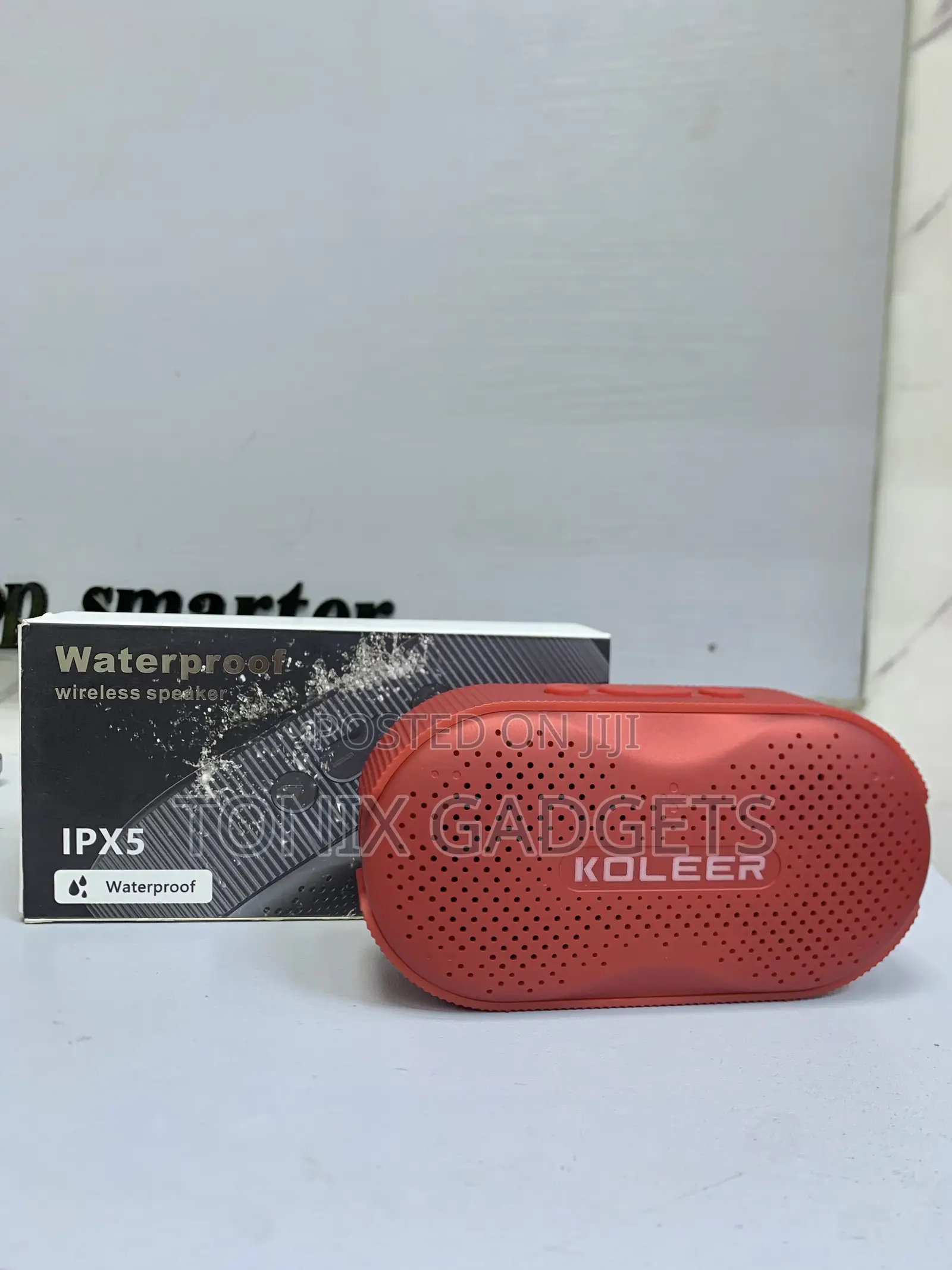 Koleer S39 Waterproof Mini Wireless Bluetooth Speaker - Red