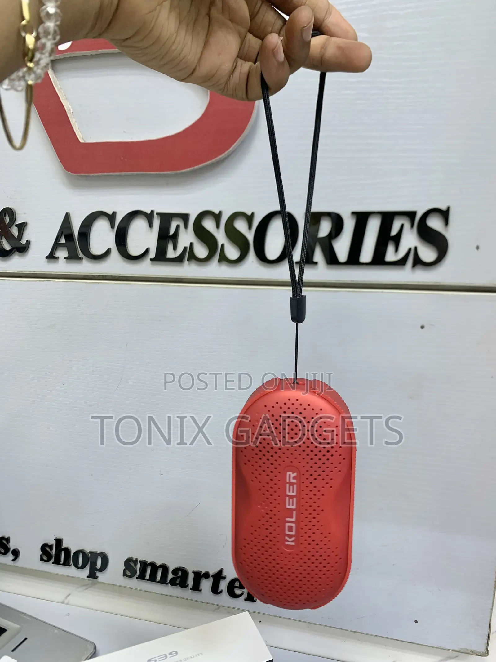 Koleer S39 Waterproof Mini Wireless Bluetooth Speaker - Red