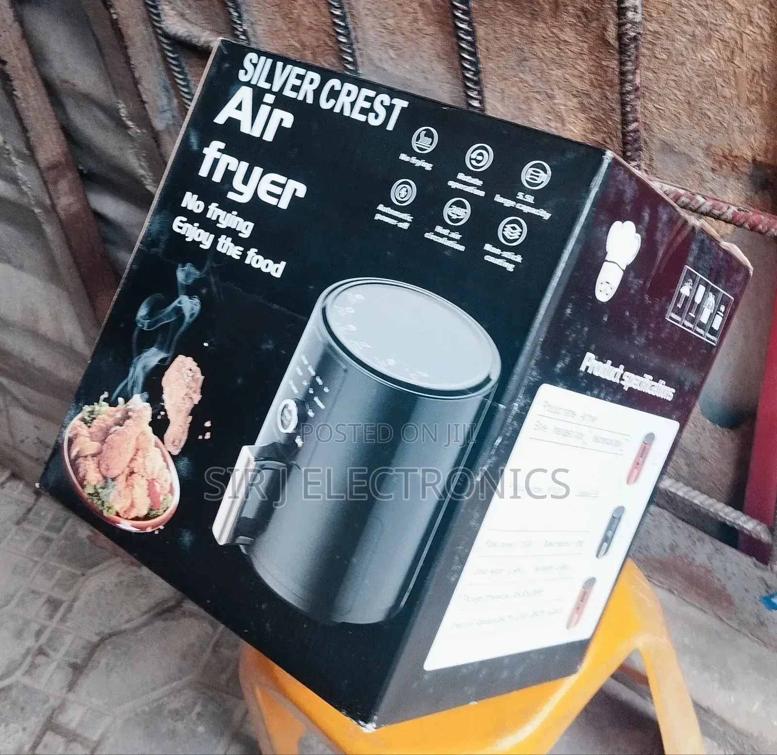 Original 5.5litres Silver Crest Deep Air Fryer (Brand New)