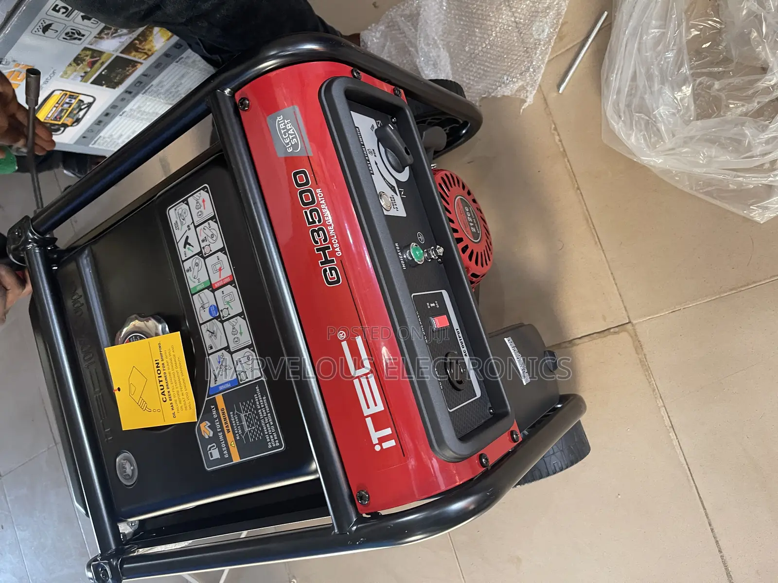 Brand New ITEC Full Copper Coil Generator With Key Start