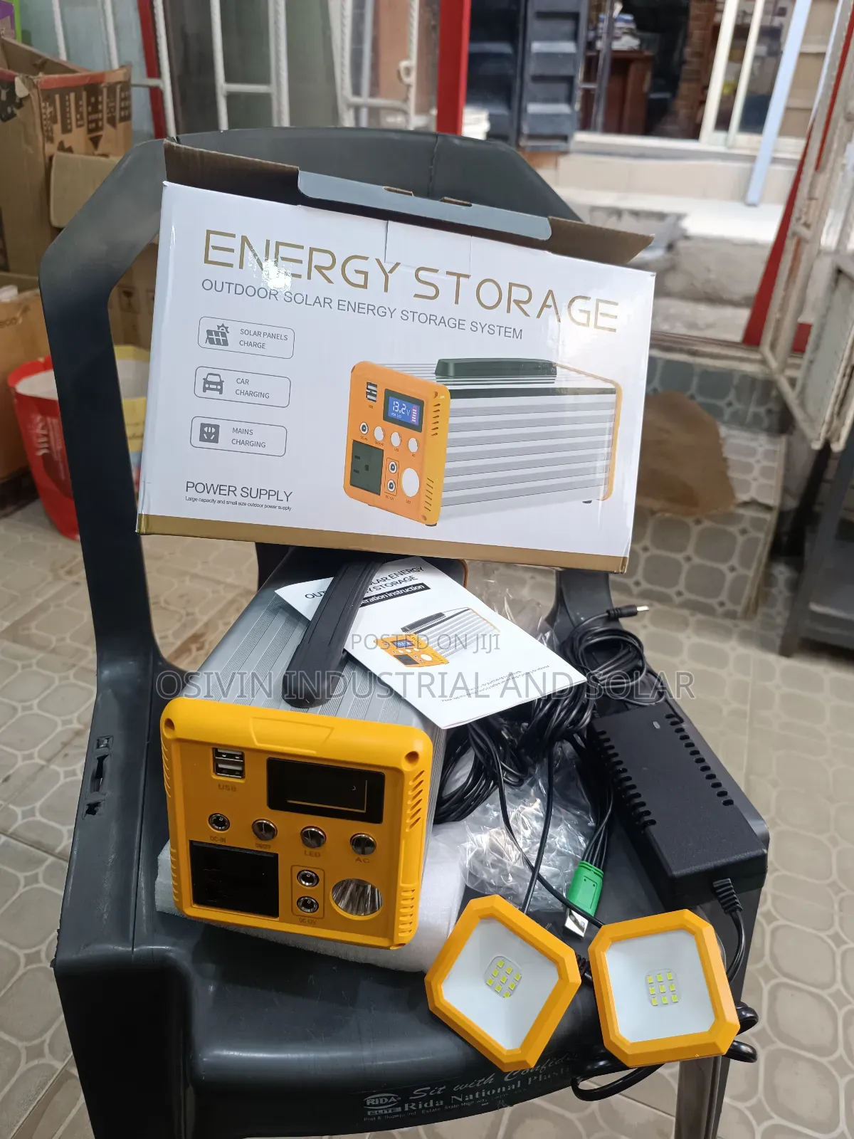 Energy Storage 300w Solar Generator With 50w Solar Panel