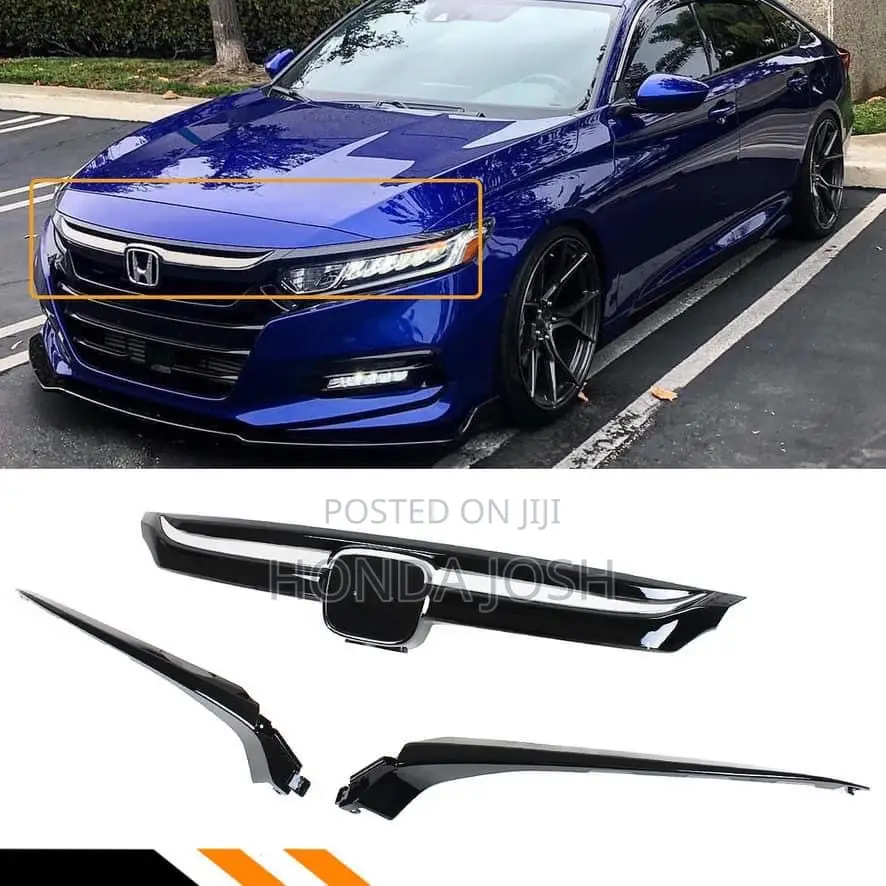 Upper Front Grille 2018/2020 Honda Accord (Glossy Black)