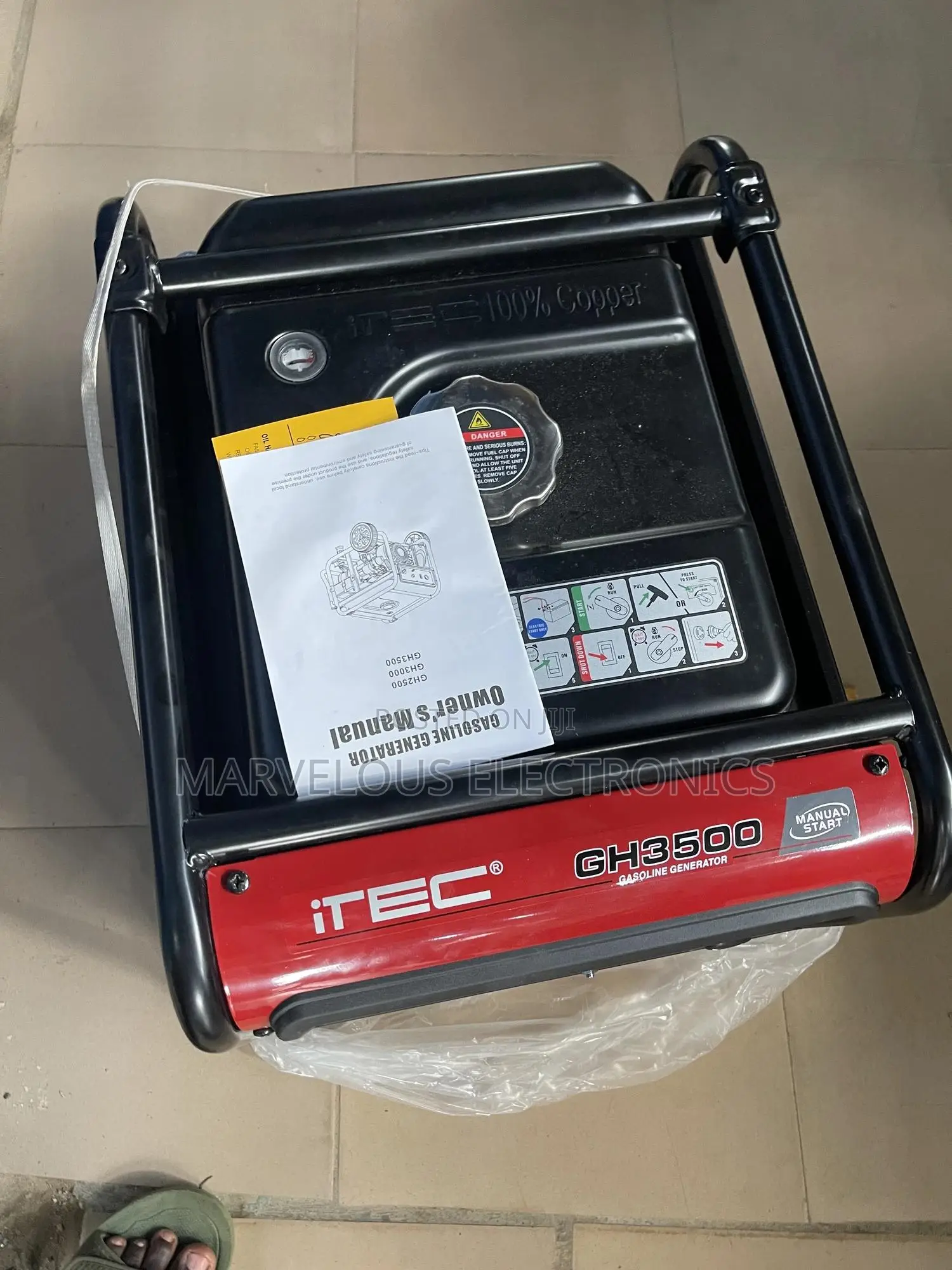 Brand New Full Copper ITEC Generator Low Fuel Consumption