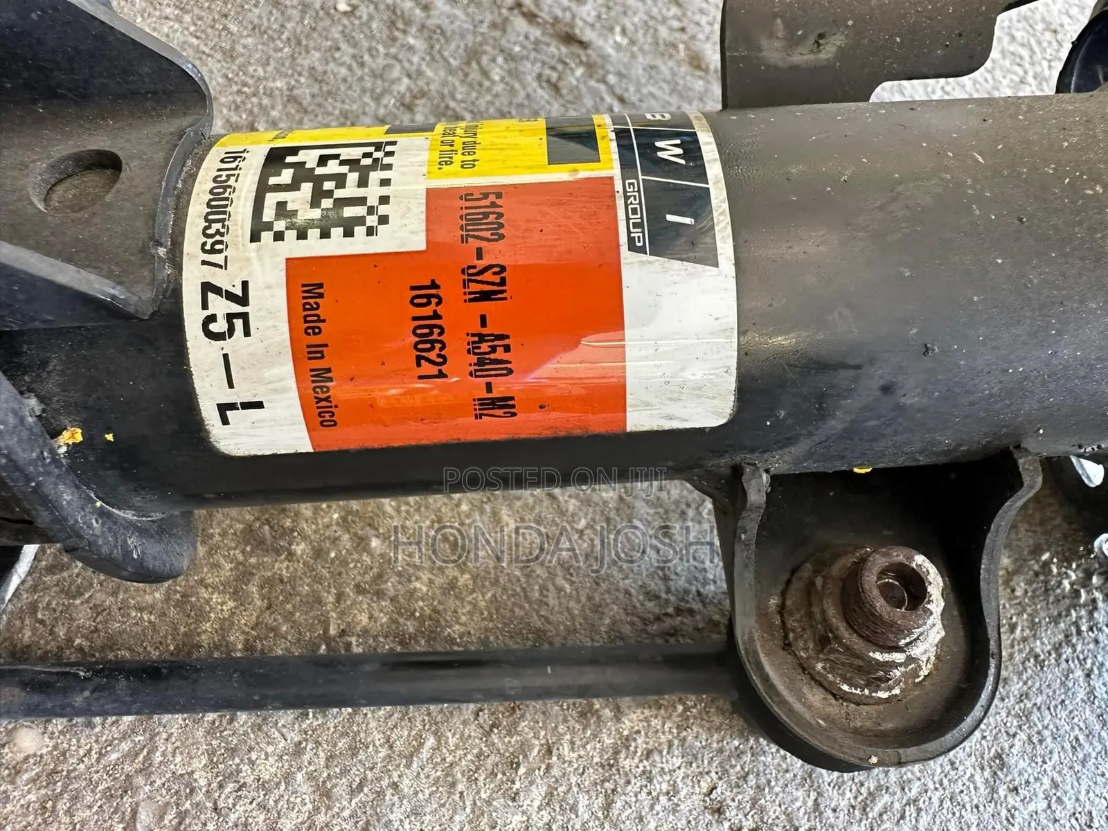 Front Shock 2010/2012 Acura MDX/ZDX With Sensor
