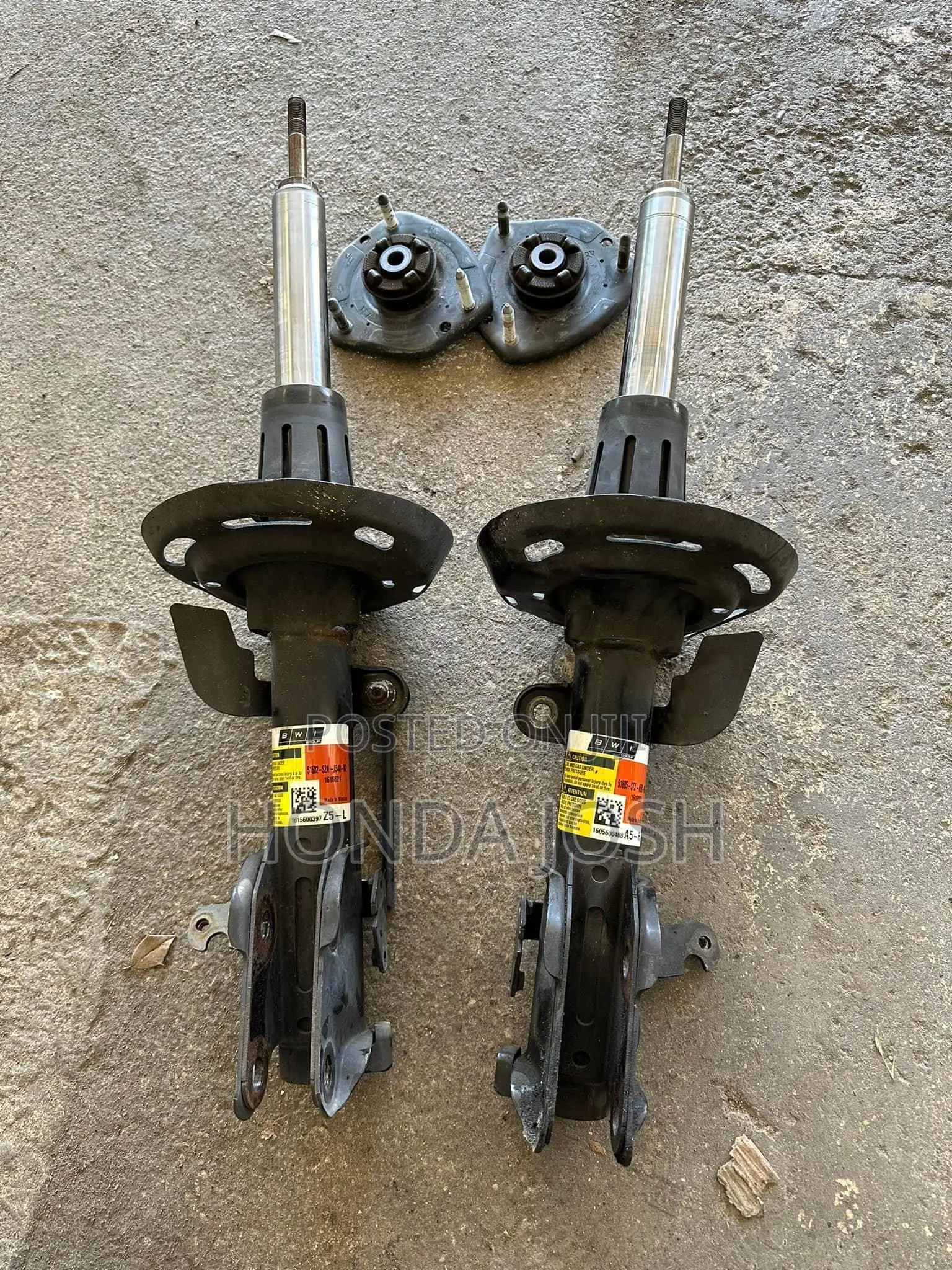 Front Shock 2010/2012 Acura MDX/ZDX With Sensor