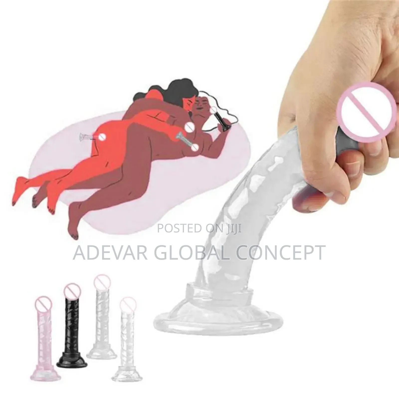 7 Inches Dildo Masturbator Anal Sex Toys Tpe Crystal Donkey