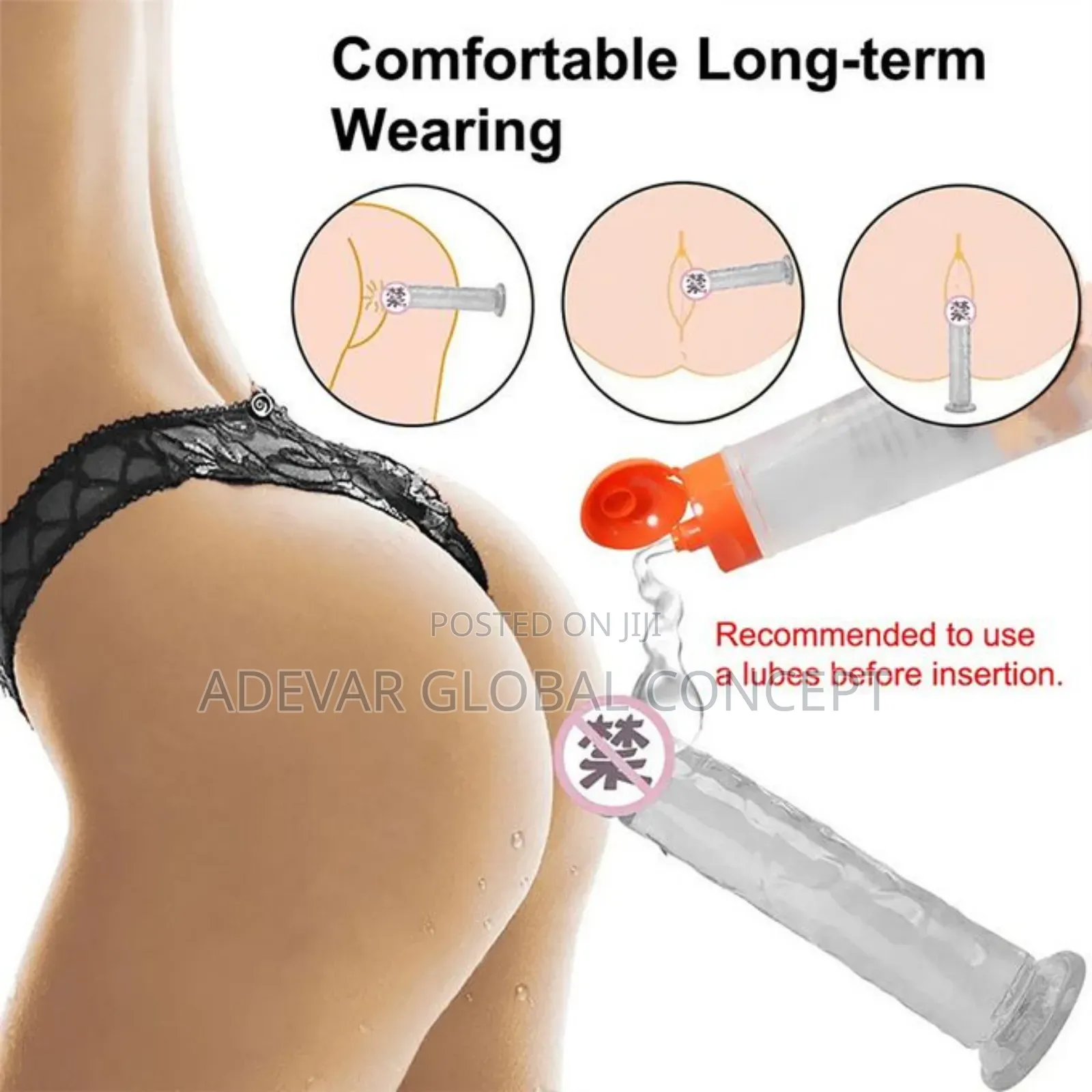 7 Inches Dildo Masturbator Anal Sex Toys Tpe Crystal Donkey