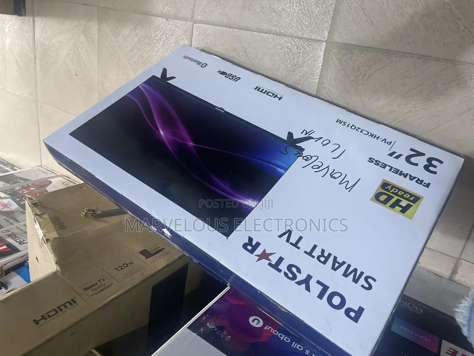 Brand New Polystar Full Framless Full HD Smart Television