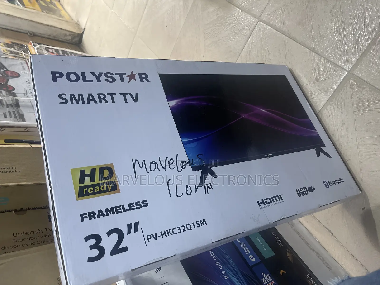 Brand New Polystar Full Framless Full HD Smart Television