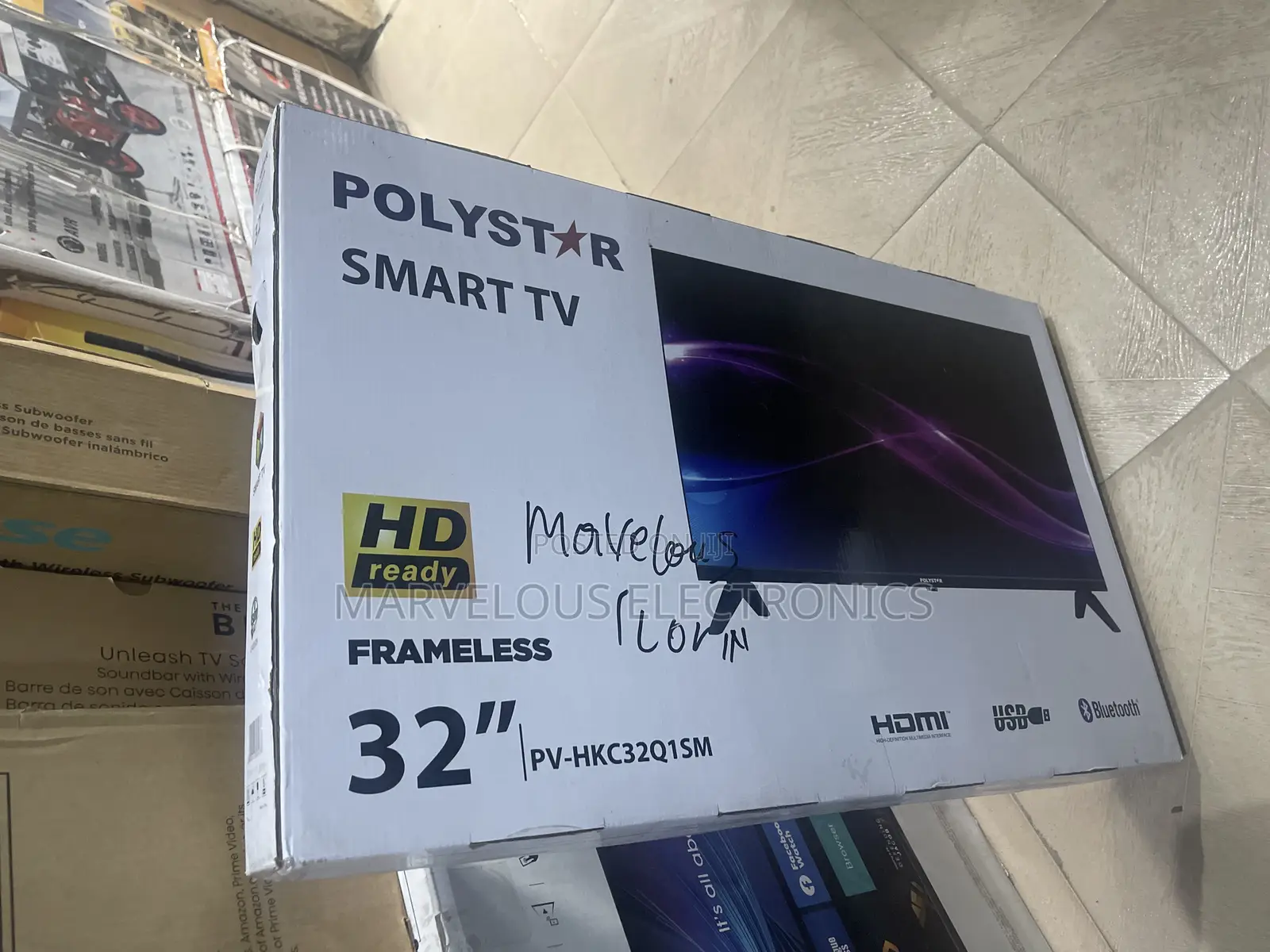 Brand New Polystar Full Framless Full HD Smart Television