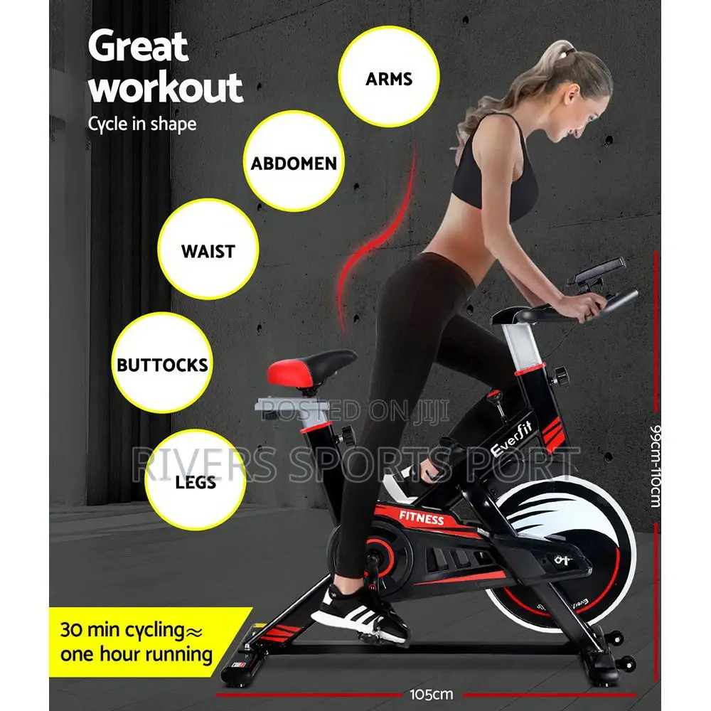Everfit Commercial Exercise Spinning Bike Home Gym Equipment