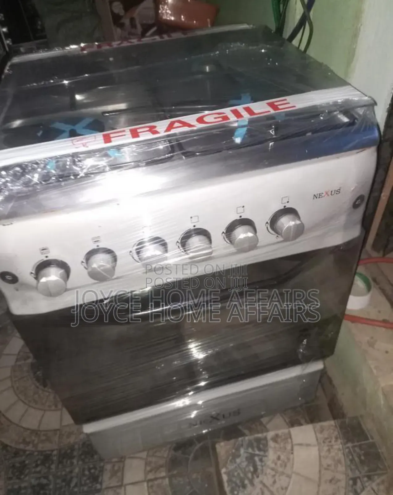 60 by 60 Standing Gas Cooker, 3 by 1