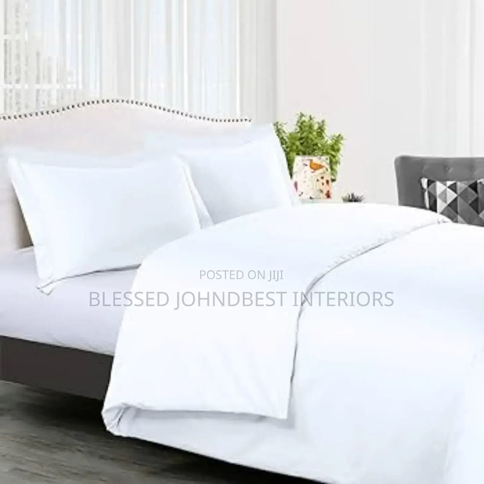 American Polished White Duvet Set